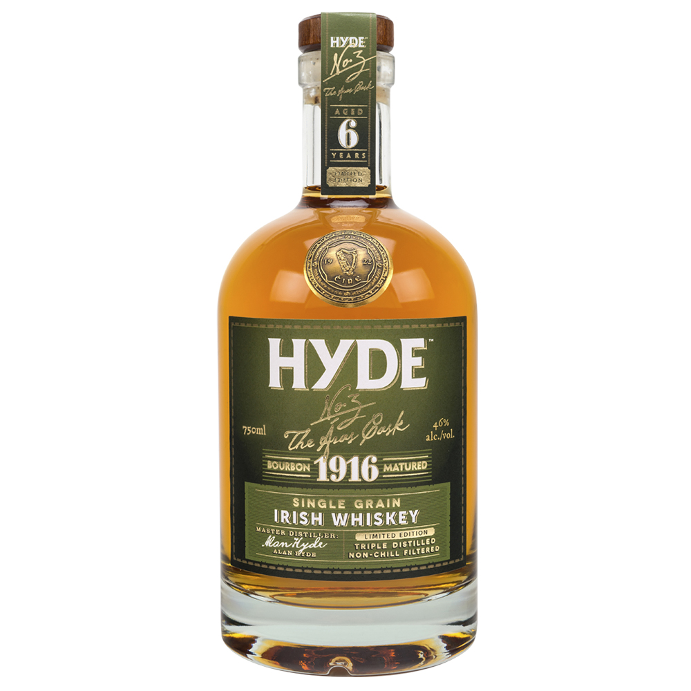 Zoom to enlarge the Hyde No.3 The Aras Cask 6 Year Old Limited Edition Single Grain Irish Whiskey