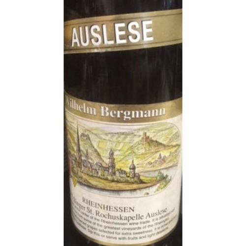 Zoom to enlarge the Wilhelm Bergmann Auslese Binger St. Rochuskapelle Riesling