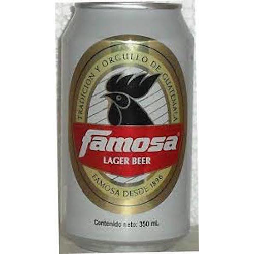 Zoom to enlarge the Famosa Guatemalan Lager • Cans