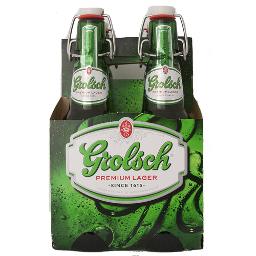 Grolsch Lager • 4pk Swingtop Bottles