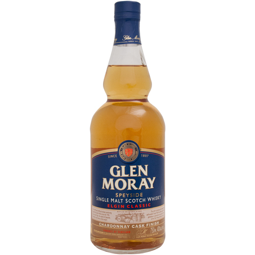 Zoom to enlarge the Glen Moray Elgin Classic Chardonnay Cask Finish Speyside Single Malt Scotch Whisky