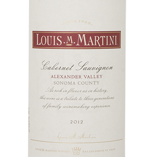 Zoom to enlarge the Louis Martini Cabernet Reserve Alexander Valley