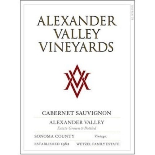 Zoom to enlarge the Alexander Valley Vineyards Estate Grown & Bottled Cabernet Sauvignon