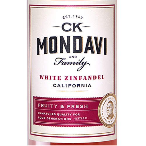 Zoom to enlarge the Ck Mondavi White Zinfandel