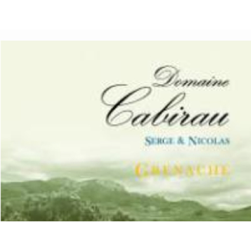 Zoom to enlarge the Domaine Cabirau Grenache Serge & Nicolas