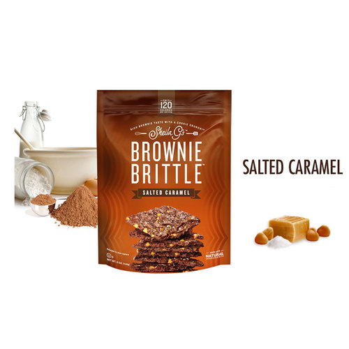 Zoom to enlarge the Sheila G’s Salted Caramel Brownie Brittle Thin Crispy Snack