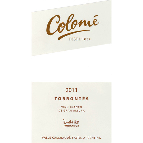 Zoom to enlarge the Colome Torrontes