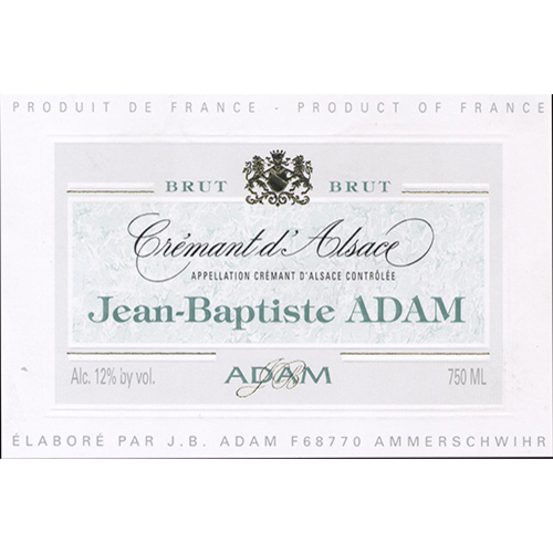 Zoom to enlarge the Jean Baptiste Adam Cremant D’alsace Brut