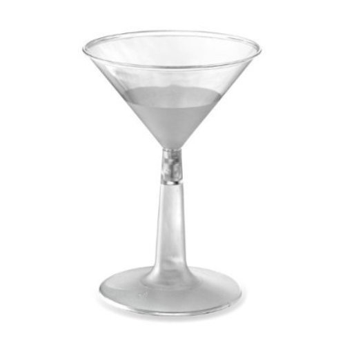 Zoom to enlarge the Emi Yoshi Martini Glass Clear Base 2 Piece