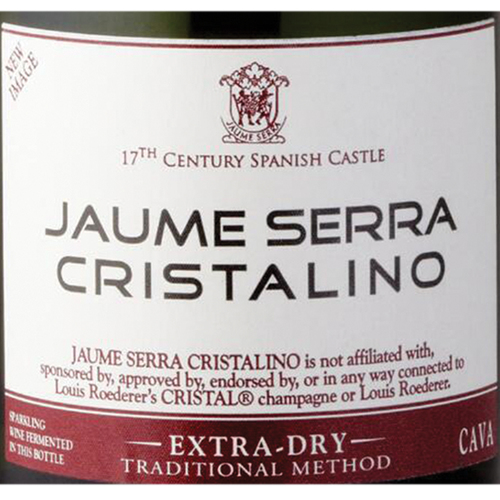 Zoom to enlarge the Cristalino (Jaume Serra) Extra Dry Traditional Method Cava Blend