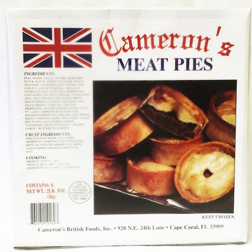 Zoom to enlarge the Camerons Meat Pie • 4 Pack