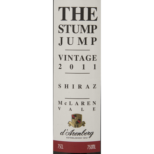 Zoom to enlarge the D’arenberg Stump Jump Shiraz McLaren Vale