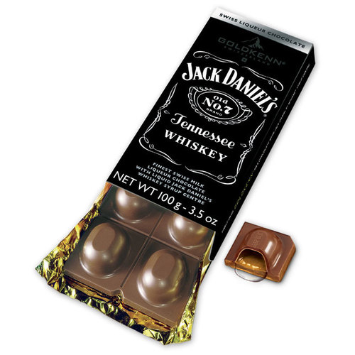 Zoom to enlarge the Goldkenn Jack Daniels Milk Chocolate Candy Bar