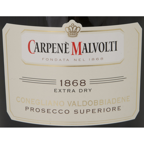 Zoom to enlarge the Carpene Malvolti 1868 Extra Dry Prosecco Di Conegliano-valdobbiadene Glera