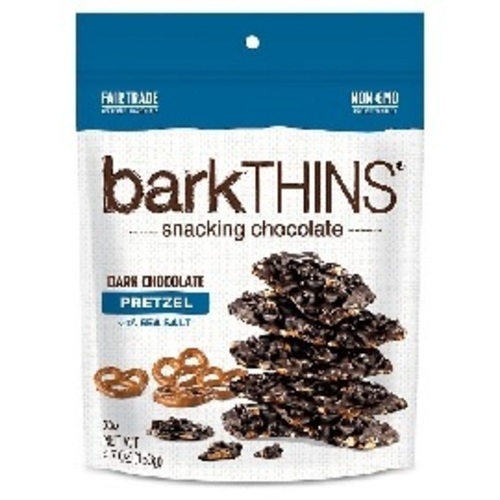Zoom to enlarge the Barkthins Dark Chocolate Pretzels With Sea Salt Snacking