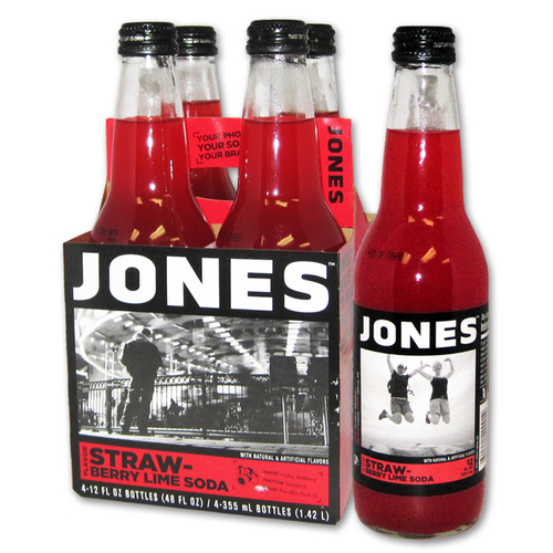 Zoom to enlarge the Jones Soda 4 Pack • Strawberry Lime