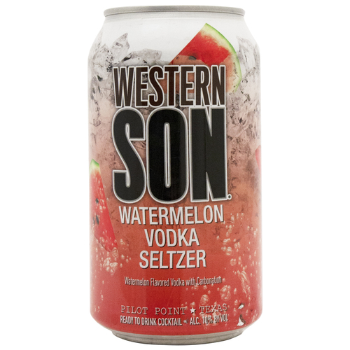 Zoom to enlarge the Western Son Cocktails • Watermelon Vodka 4pk-12oz