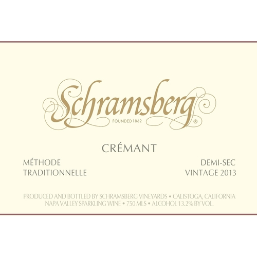 Zoom to enlarge the Schramsberg Vineyards Cremant Demi-sec Flora