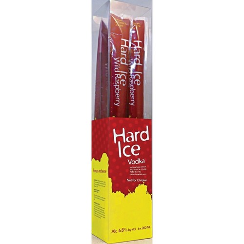 Zoom to enlarge the Hard Ice Vodka Freezies • Wild Raspberry 6pk-200ml