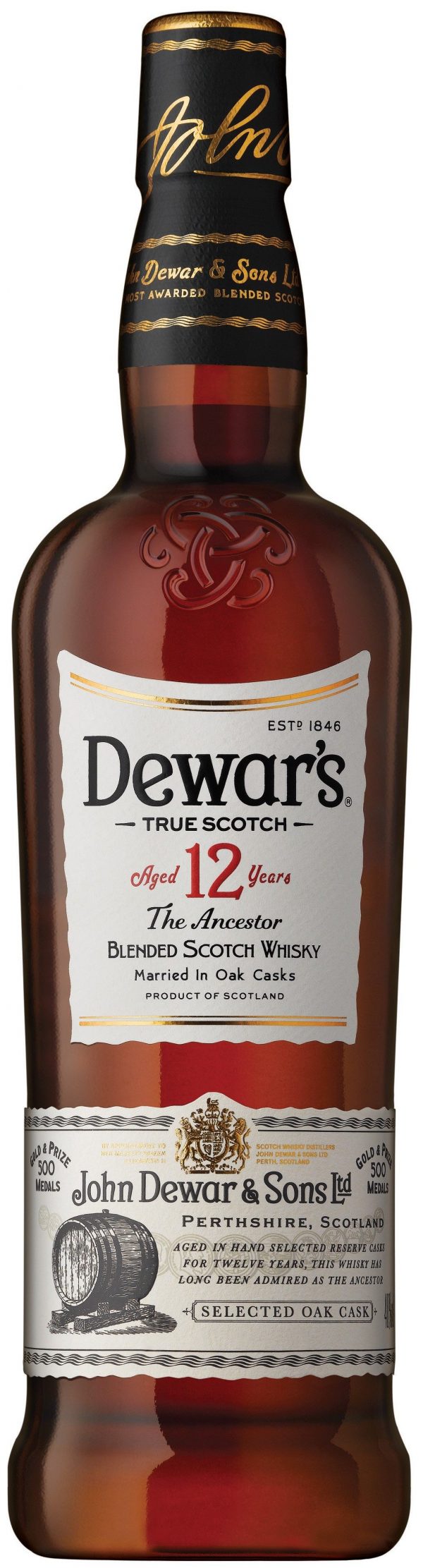 Zoom to enlarge the Dewar’s The Ancestor 12 Year Old Blended Scotch Whisky