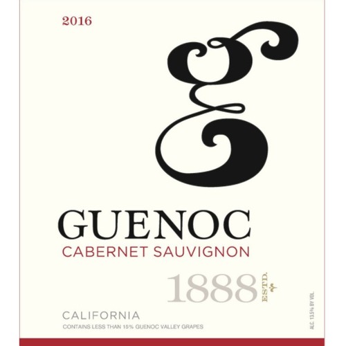 Zoom to enlarge the Guenoc Cabernet Sauvignon California