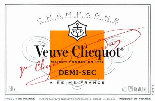 Champagne Veuve Clicquot Demi Sec