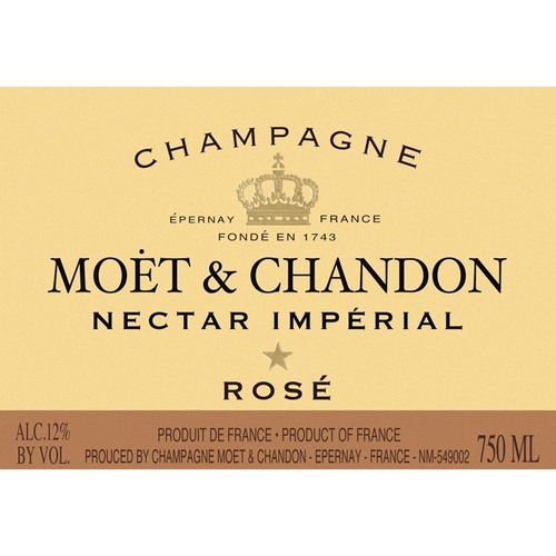 Moet & Chandon Nectar Imperial Rose 750ml