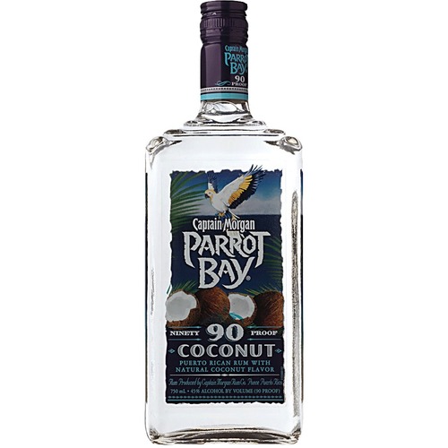 Zoom to enlarge the Parrot Bay Rum • Coconut 90 Proof