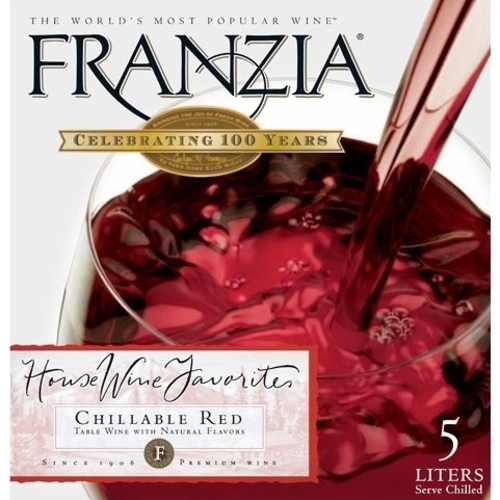 Franzia Chillable Red House Favorites Red Wine, 5 L Bag In Box