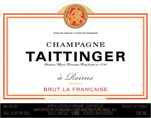 Zoom to enlarge the Taittinger La Francaise Brut Champagne Brut Champagne Blend