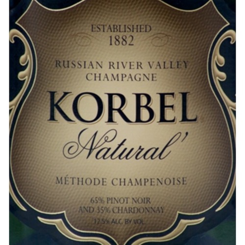 Zoom to enlarge the Korbel Natural Methode Champenoise Pinot Noir