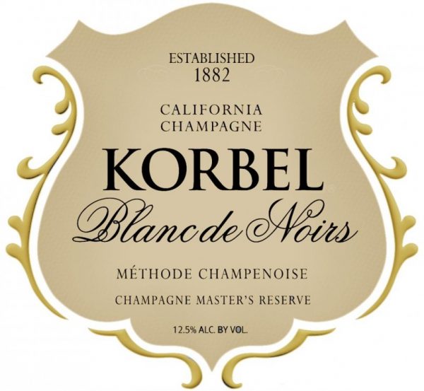 Zoom to enlarge the Korbel Blanc De Noirs – Methode Champenoise Pinot Noir