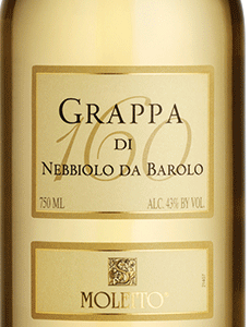 Moletto 160 Grappa Di Nebbiolo Da Barolo