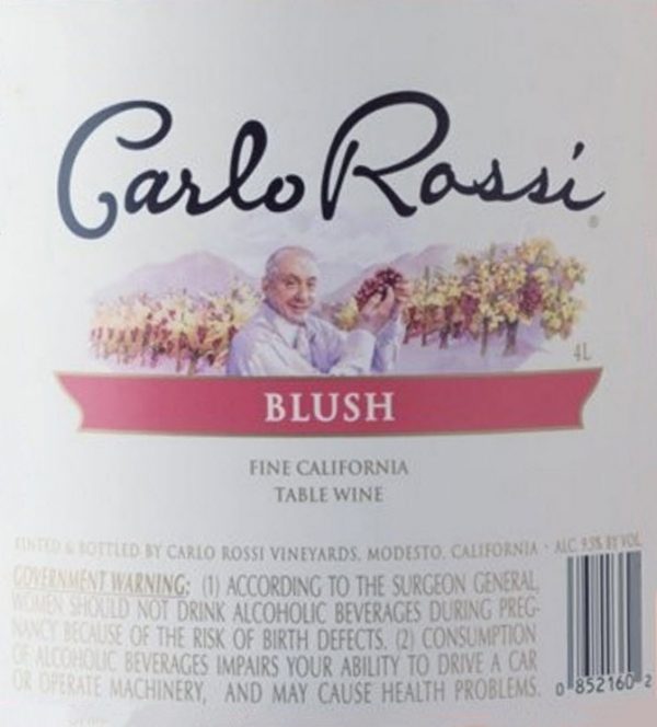 Zoom to enlarge the Carlo Rossi Sweet Rose (Formerly Blush)