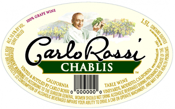 Zoom to enlarge the Carlo Rossi Chablis Chardonnay