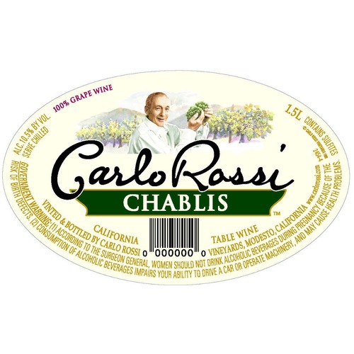 Zoom to enlarge the Carlo Rossi Chablis Chardonnay