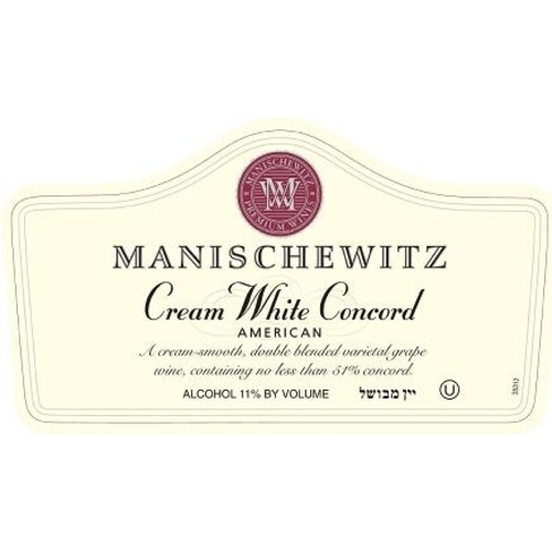 Zoom to enlarge the Manischewitz • Cream White Concord