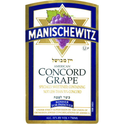 Zoom to enlarge the Manischewitz Concord