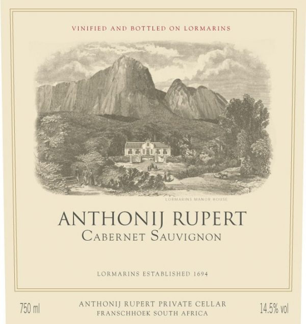 Zoom to enlarge the Rupert Cabernet Sauvignon  (South Africa)