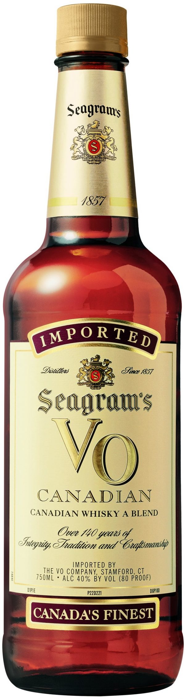 Zoom to enlarge the Seagram’s Vo Canadian Whisky