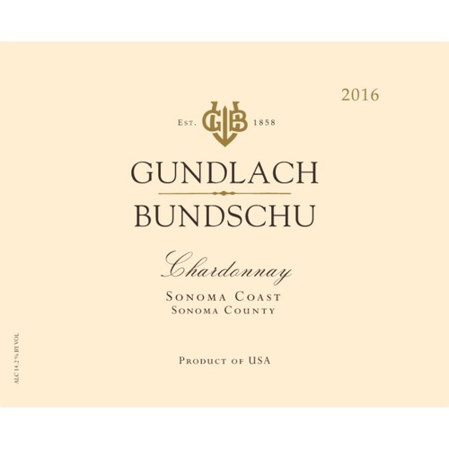 Zoom to enlarge the Gundlach Bundschu Chardonnay
