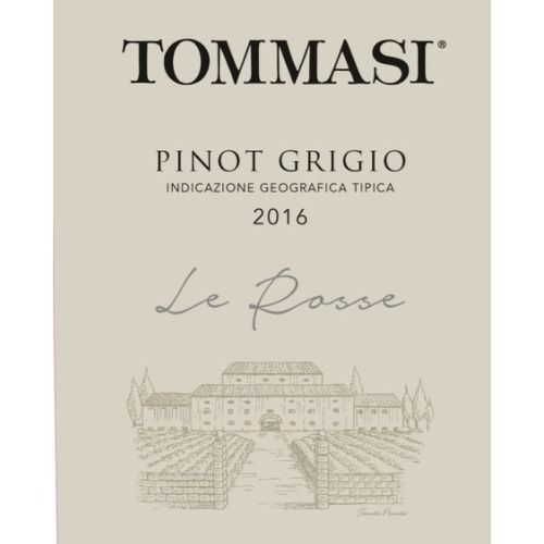 Zoom to enlarge the Tommasi Le Rosse Veneto IGT Pinot Grigio