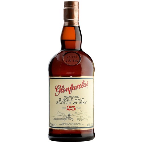 Zoom to enlarge the Glenfarclas 25 Year Single Highland Single Malt Scotch Whisky