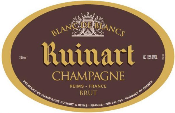 Zoom to enlarge the Ruinart Brut Champagne Blanc De Blancs Chardonnay