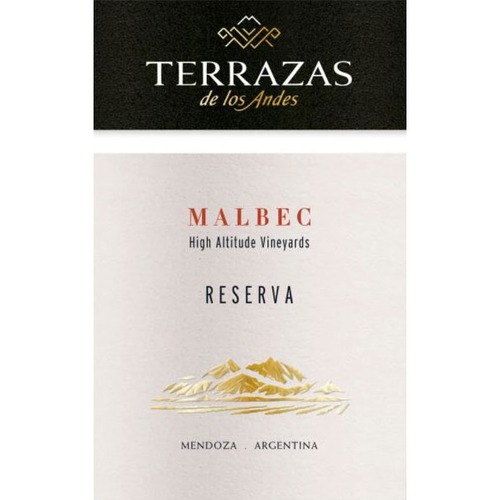 Zoom to enlarge the Terrazas De Los Andes Reserva Malbec