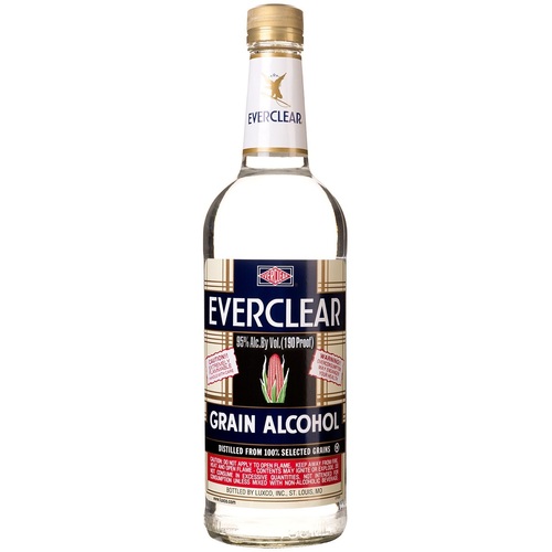 Zoom to enlarge the Everclear Grain Alcohol 190 Proof