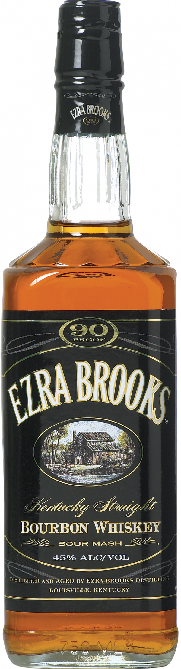 Zoom to enlarge the Ezra Brooks Bourbon • 90′