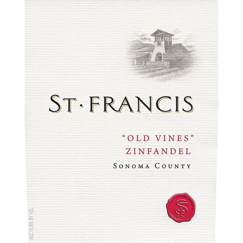 Zoom to enlarge the St. Francis Zinfandel Old Vines