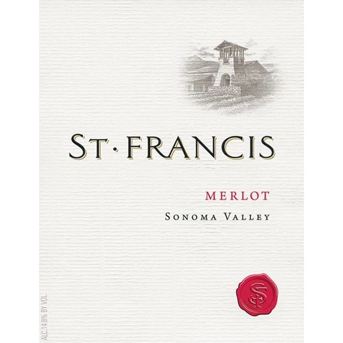 Zoom to enlarge the St. Francis Merlot