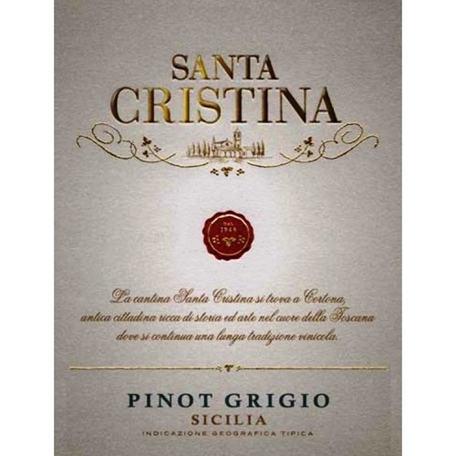 Zoom to enlarge the Santa Cristina (Antinori) Santa Cristina Terre Siciliane IGT Pinot Grigio